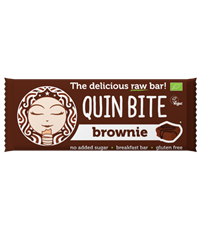 Quin Bite Brownie Dadelbar Økologisk, Glutenfri & Vegansk 30 g
